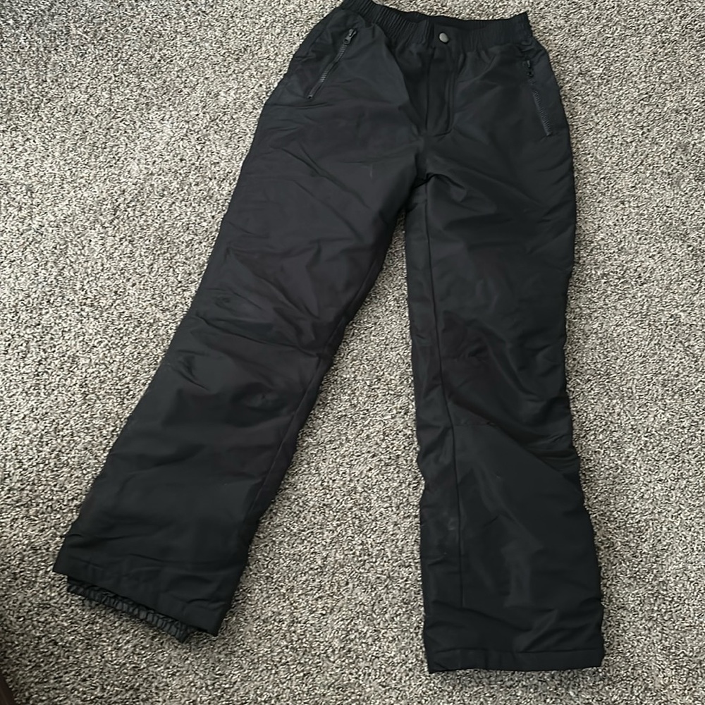 Black youth snow pants size XL